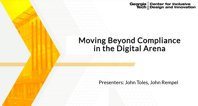 Moving Beyond Compliance in the Digital Arena Webinar